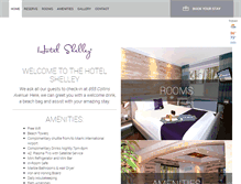 Tablet Screenshot of hotelshelley.com